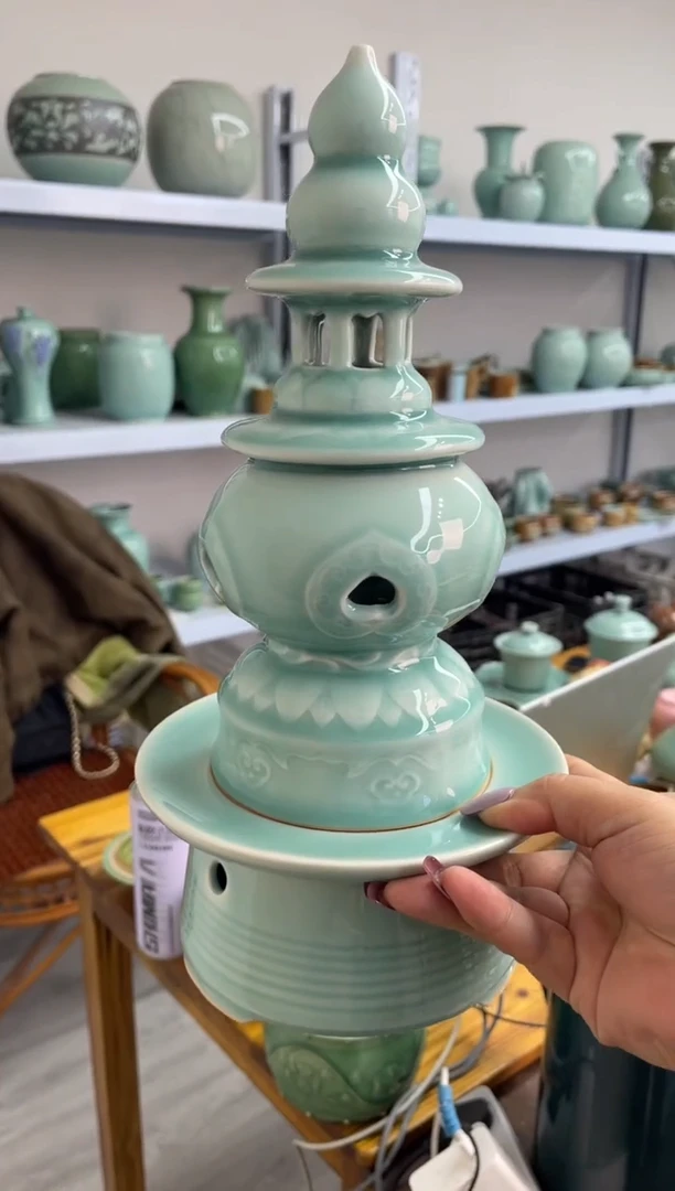 瓷缩釉或者粘底特价福利 微瑕 慧仙青瓷