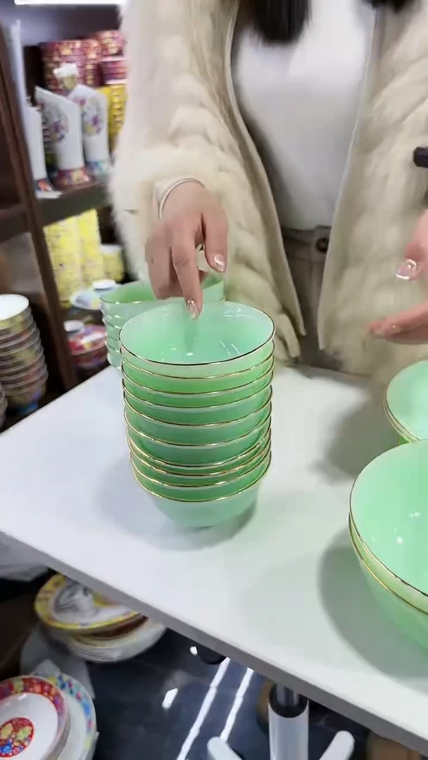 【闪购商品】瓷片4.5英寸饭碗10个景德镇陶瓷