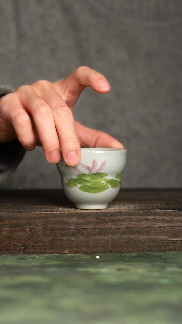 【闪购商品】杯青诗手工手绘瓷器