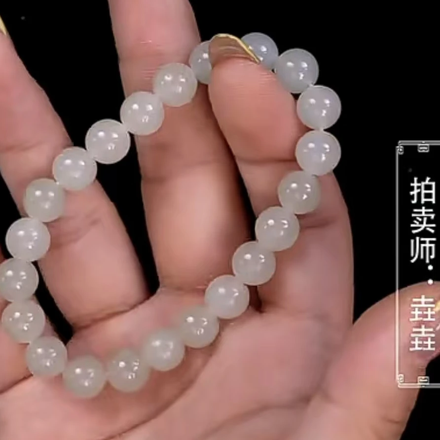 清代和田玉手串qzg