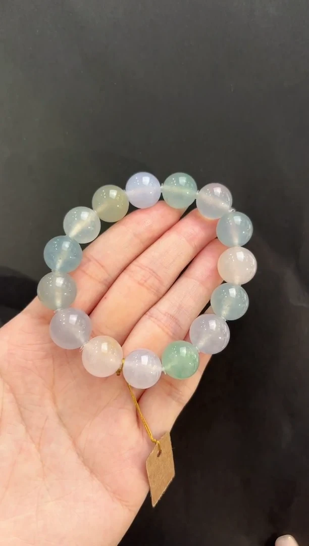 未镶嵌手串翡翠多宝手串多人不退不换