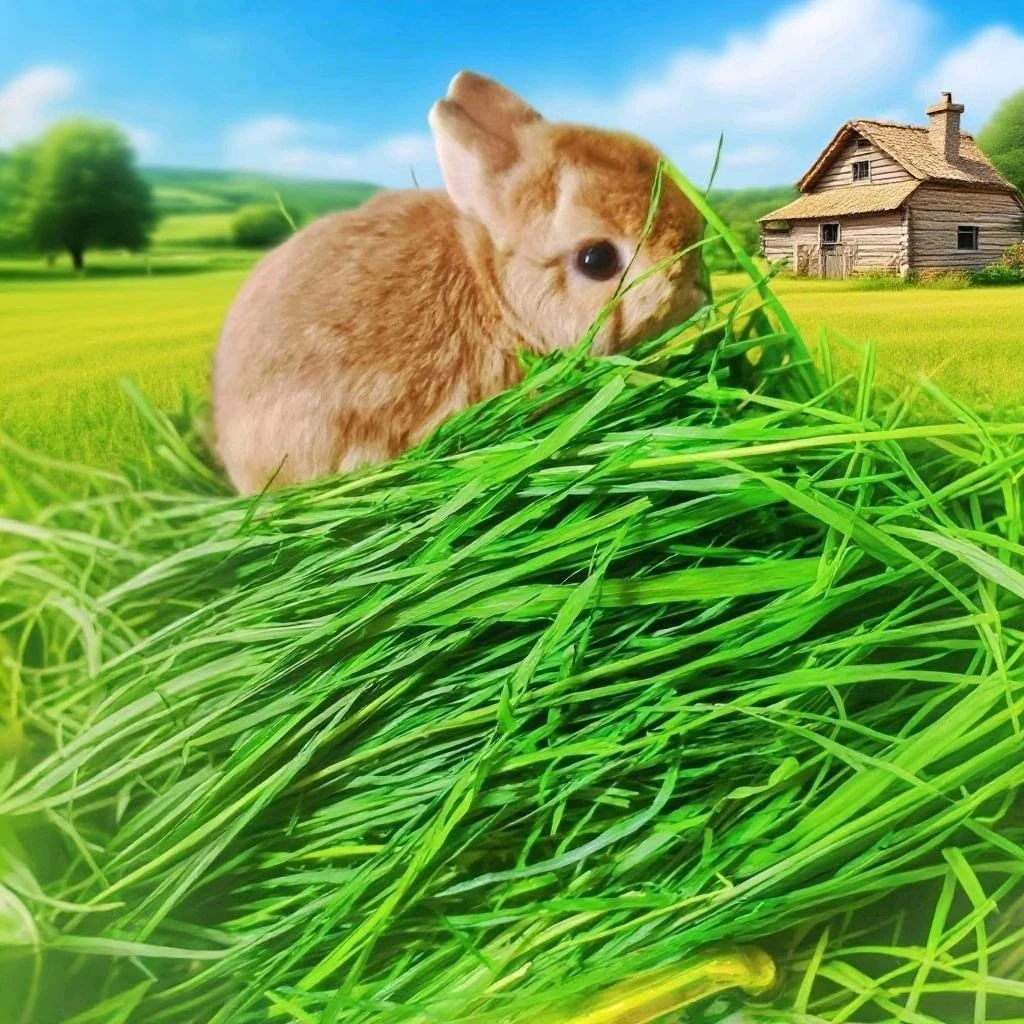 2025烘干提摩西草无穗（微穗）北提兔子龙猫猪优质宠物主粮牧草