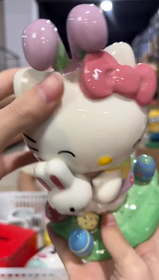 瓷片kt全身摆件微瑕脱壳