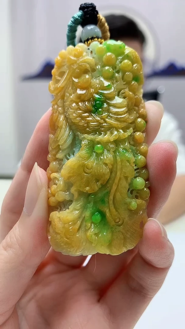 定制翡翠未镶嵌4917zm-毛货挂件124