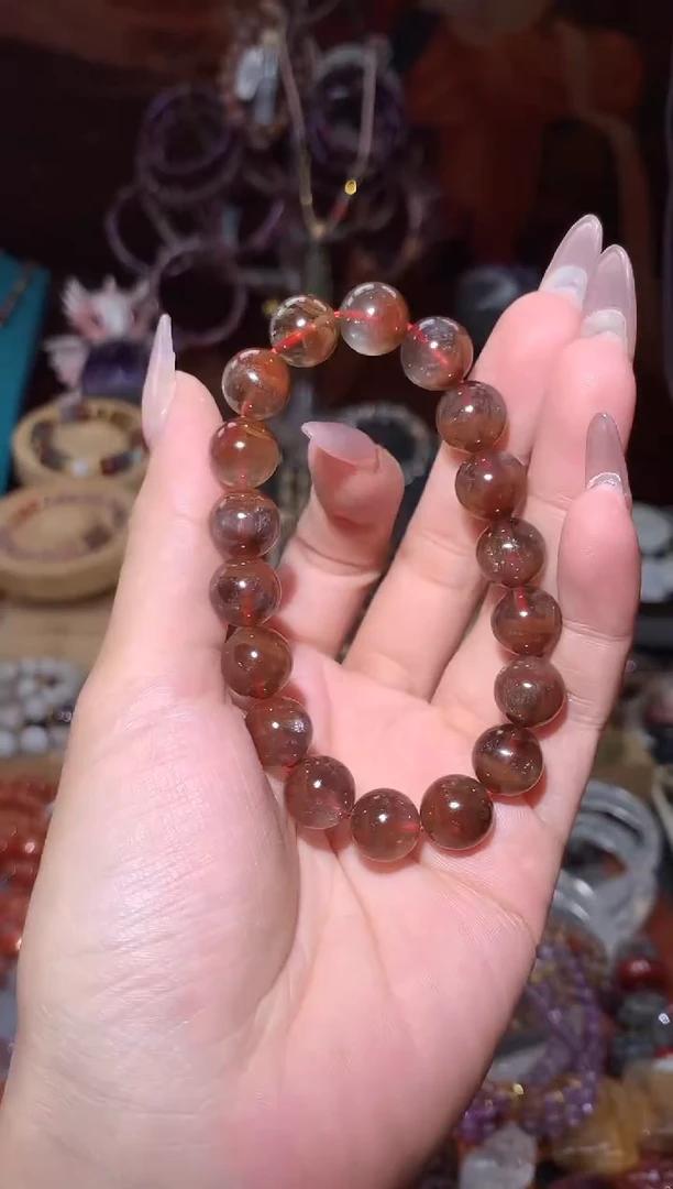 未镶嵌颈饰水晶极光老料11+mm