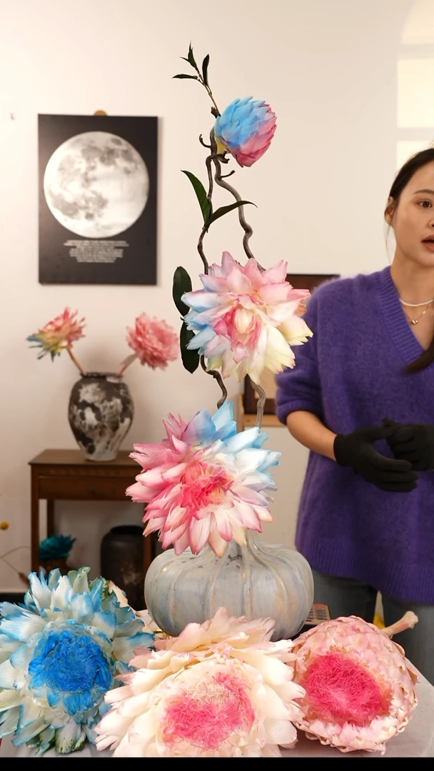 永生花 霸王花 龙枣枝