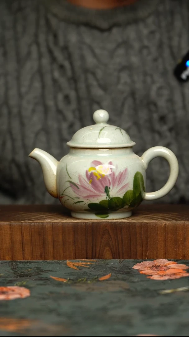 瓷片釉下彩手工手绘同款陶器