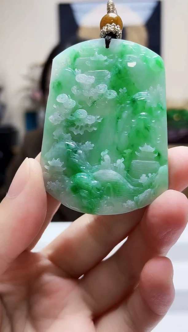 未镶嵌定制翡翠吊坠207