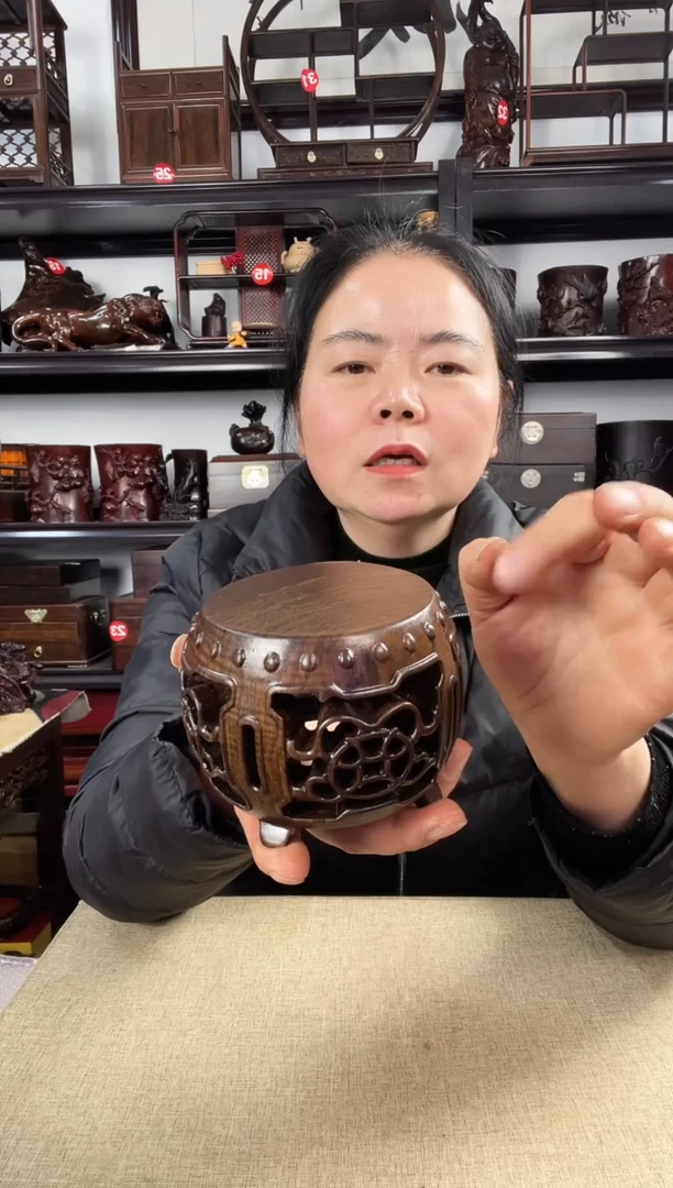 木老李红木工艺品新鼓