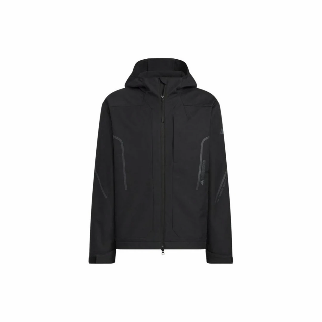 adidas/阿迪达斯男款春季拒水防泼运动休闲连帽夹克外套 JZ1149