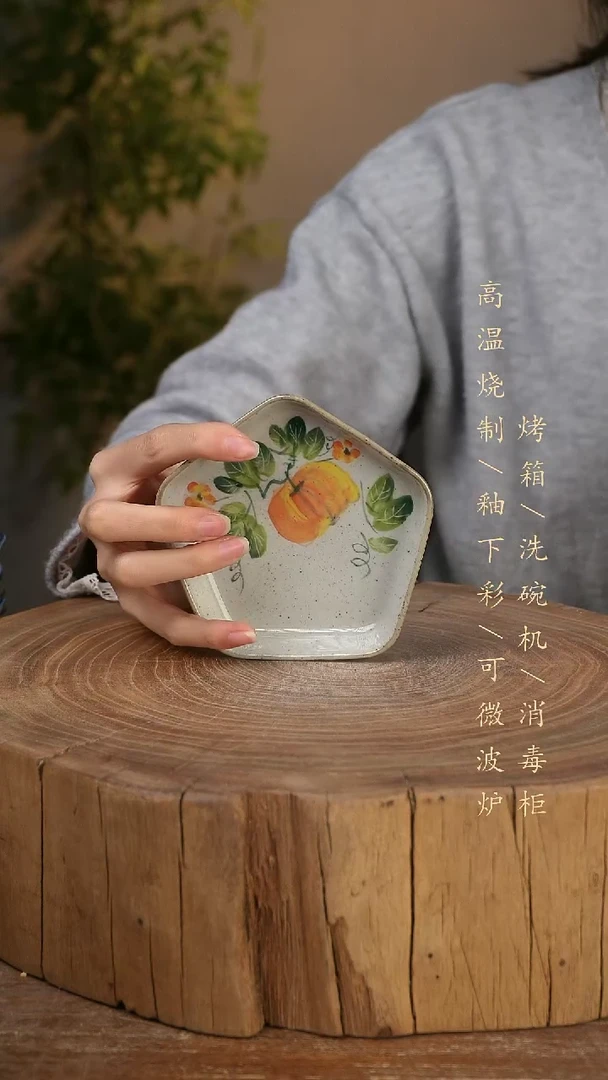 碗瓷景德镇手工手绘高温瓷釉下彩