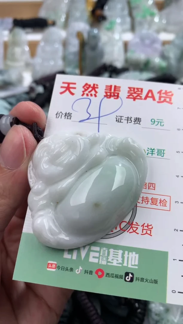 翡翠未镶嵌吊坠(不含链)1