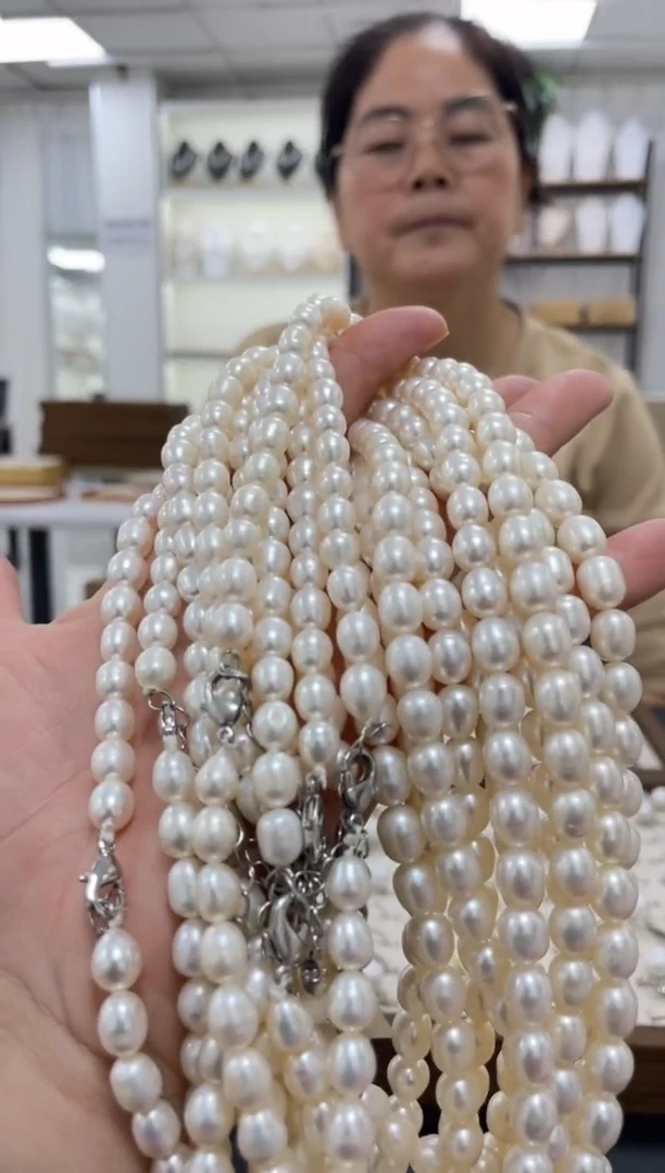 未镶嵌珠串淡水珍珠145多样性发其一