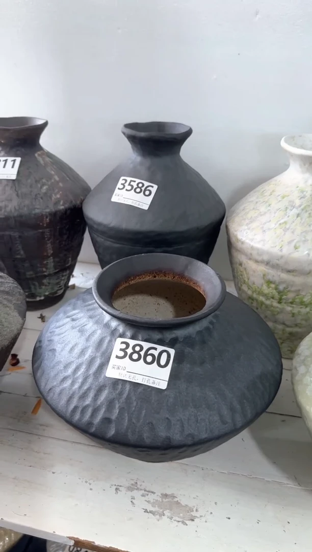 摆件用****E景德镇陶瓷花器默认无孔编号3860 3586