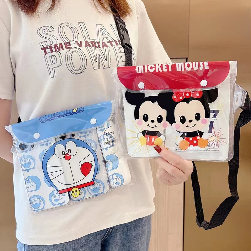 夏季玩水PVC动漫腰包大客量防水袋漂流沙滩玩水必备防水腰包户外