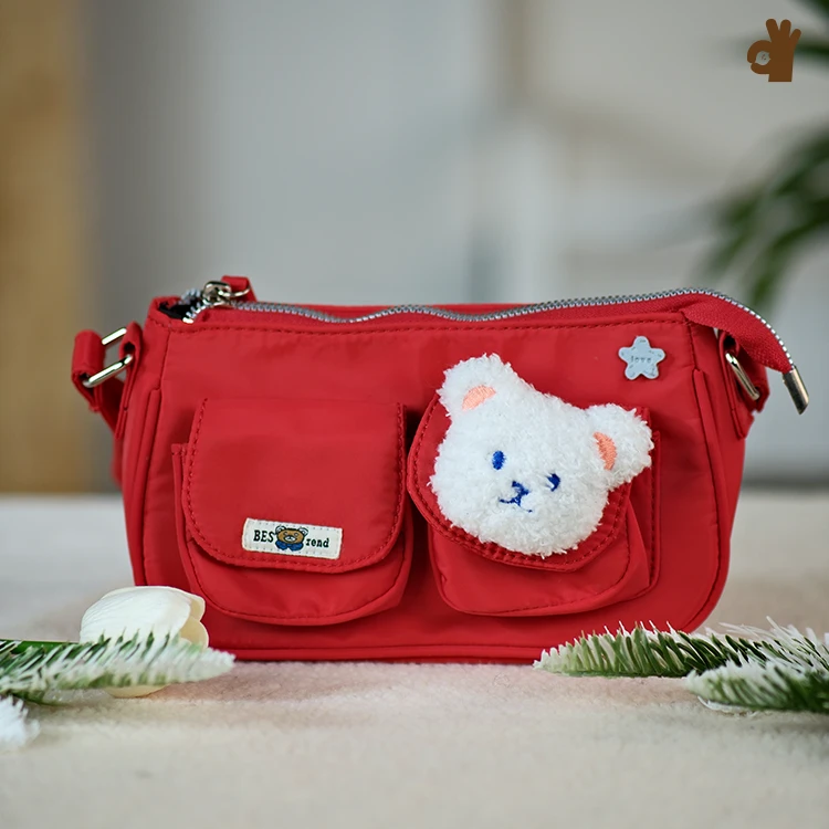 【冲锋小熊】时尚百搭包包户外手工原创手作包