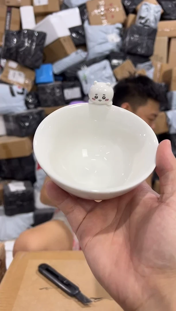瓷片原盒吉伊公仔碗