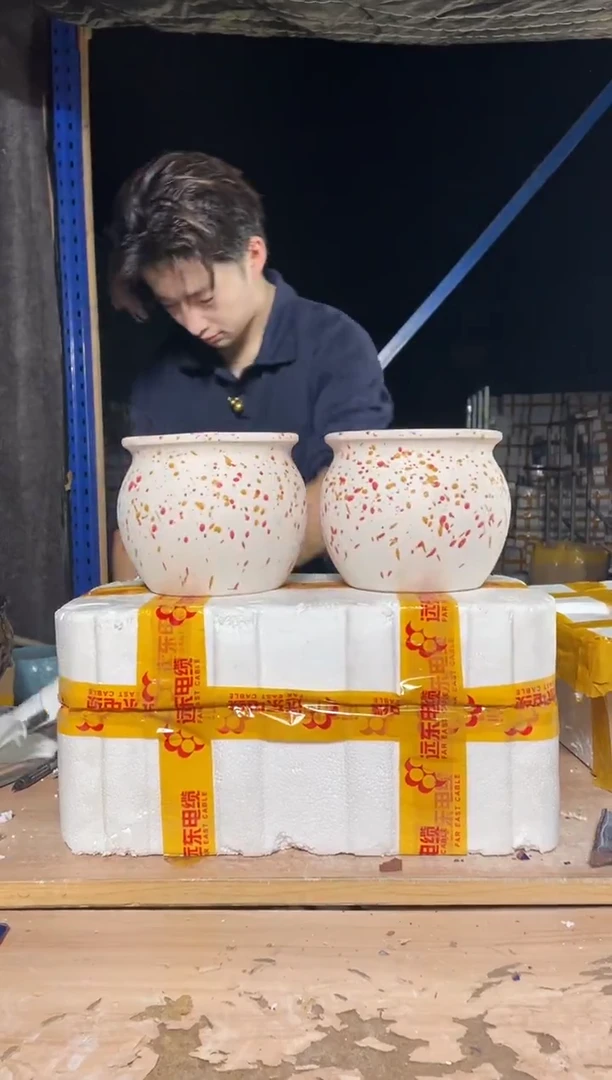 紫砂花盆宜兴紫砂粗陶花盆18*16