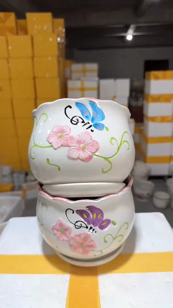 高温陶瓷花盆+Q102