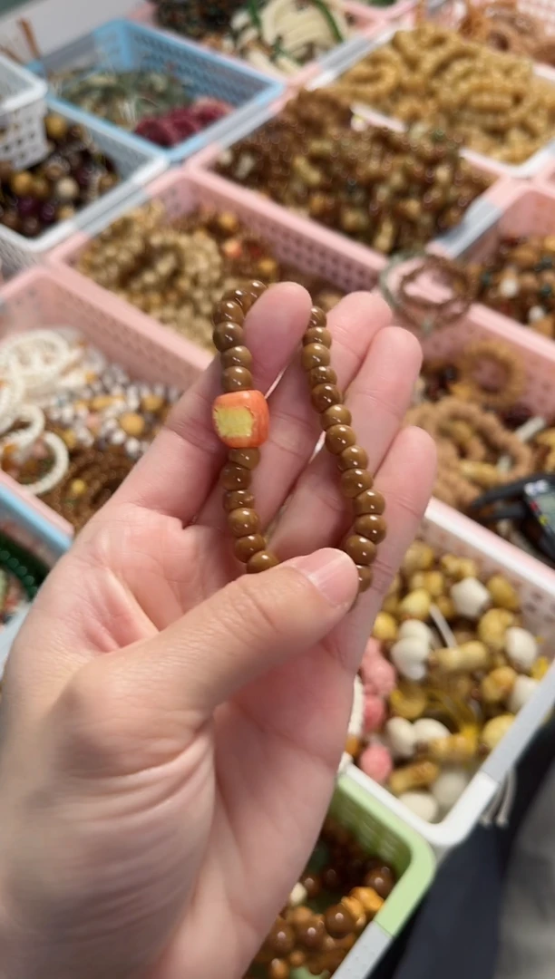 【闪购商品】库克手串库克蒜瓣大肠咬一口苹果 单圈