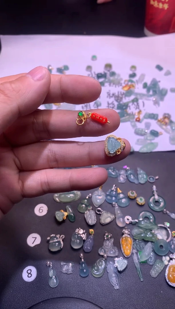 【闪购商品】翡翠吊坠(不含链)银S925镶嵌1
