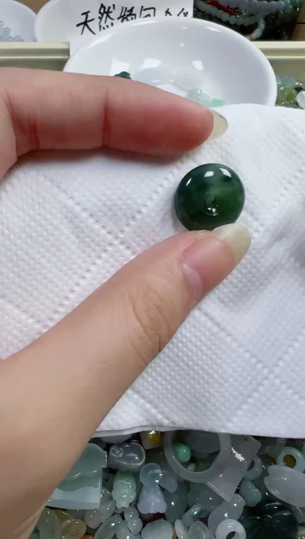 翡翠裸石218号链接，A货翡翠