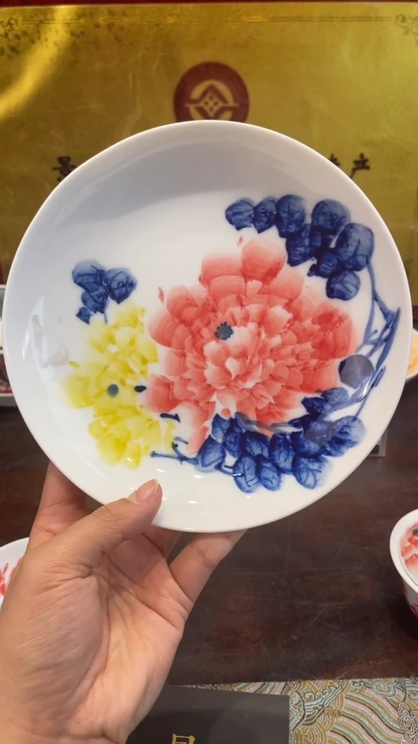 杯子瓷景德镇手工手绘陶瓷