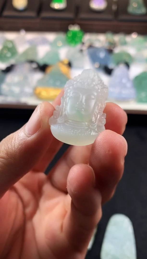 未镶嵌定制翡翠繁**视4063毛货不退不换