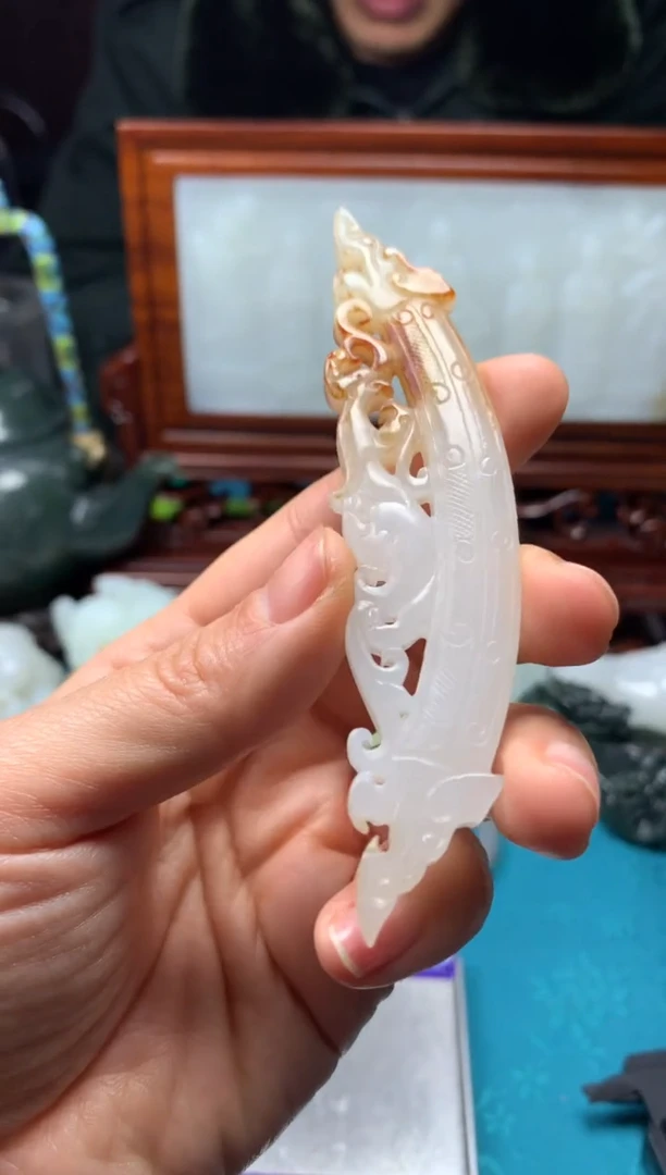 颈饰未镶嵌和田玉拍一发一