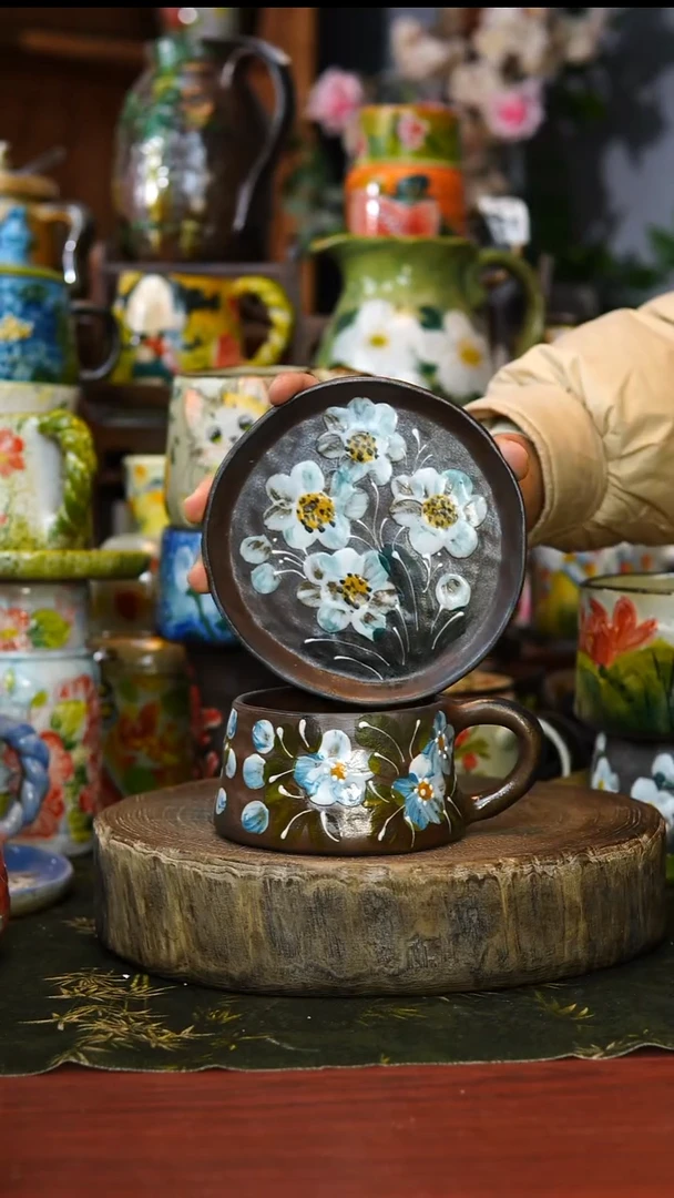 陶瓷171景德镇手工手绘釉下彩陶瓷