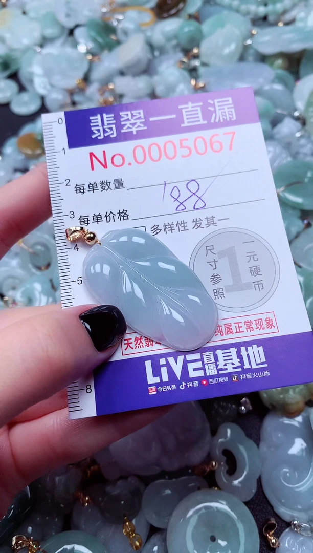 吊坠(不含链)未镶嵌翡翠5067