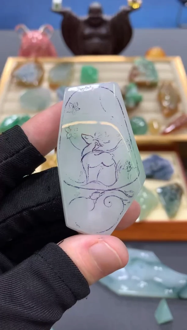 未镶嵌定制翡翠天然翡翠裸石（包工）