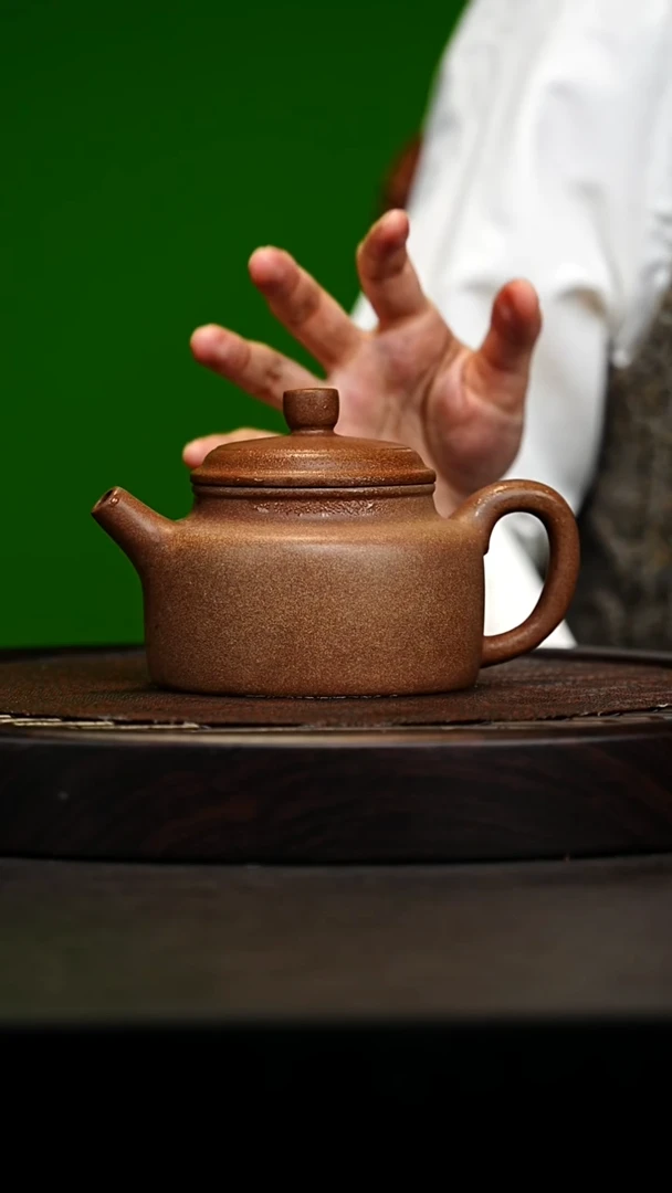 宜兴原矿高端紫砂 桃花泥320cc