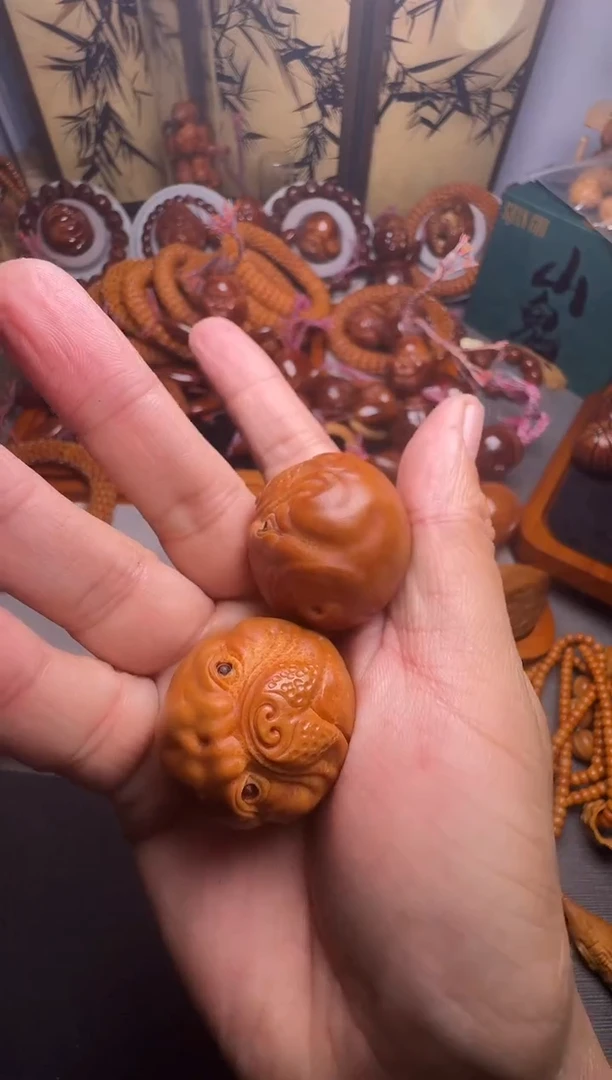 手串橄榄核君*问旺财一对