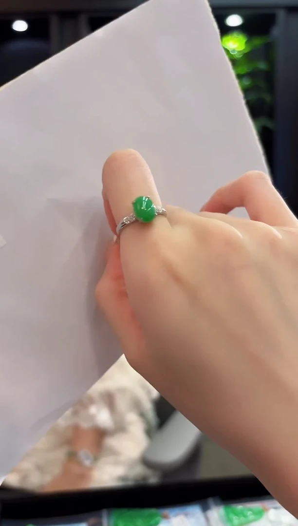未镶嵌戒指翡翠 缅料A货/支持复检/一件