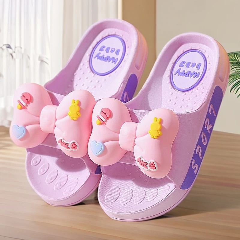 小孩拖鞋6到12岁拖鞋儿童防滑卡通夏季夏季居家外穿厚底厚底浴室