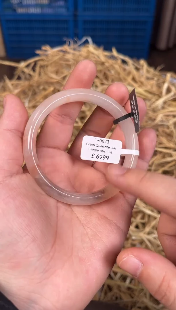 未镶嵌手镯石英质玉T0073