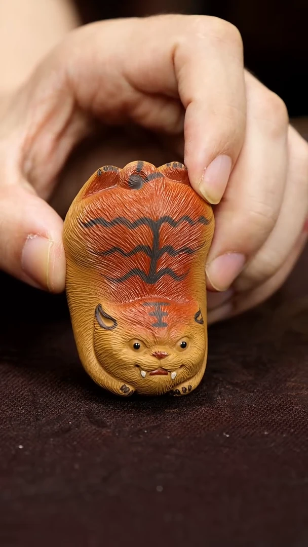 紫砂茶宠紫砂 老虎
