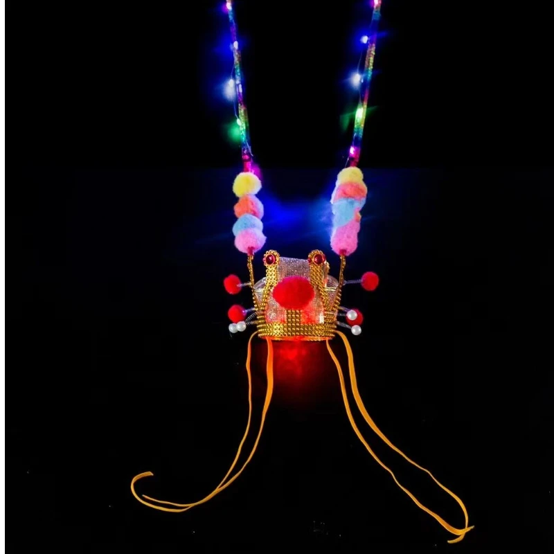 孙悟空头冠发光齐天大圣紫金冠孙悟空帽子美猴王孙悟空紫金冠