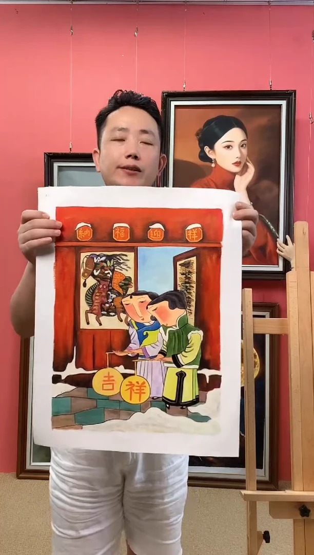 油画h****n尺寸30*40画芯（不含框）