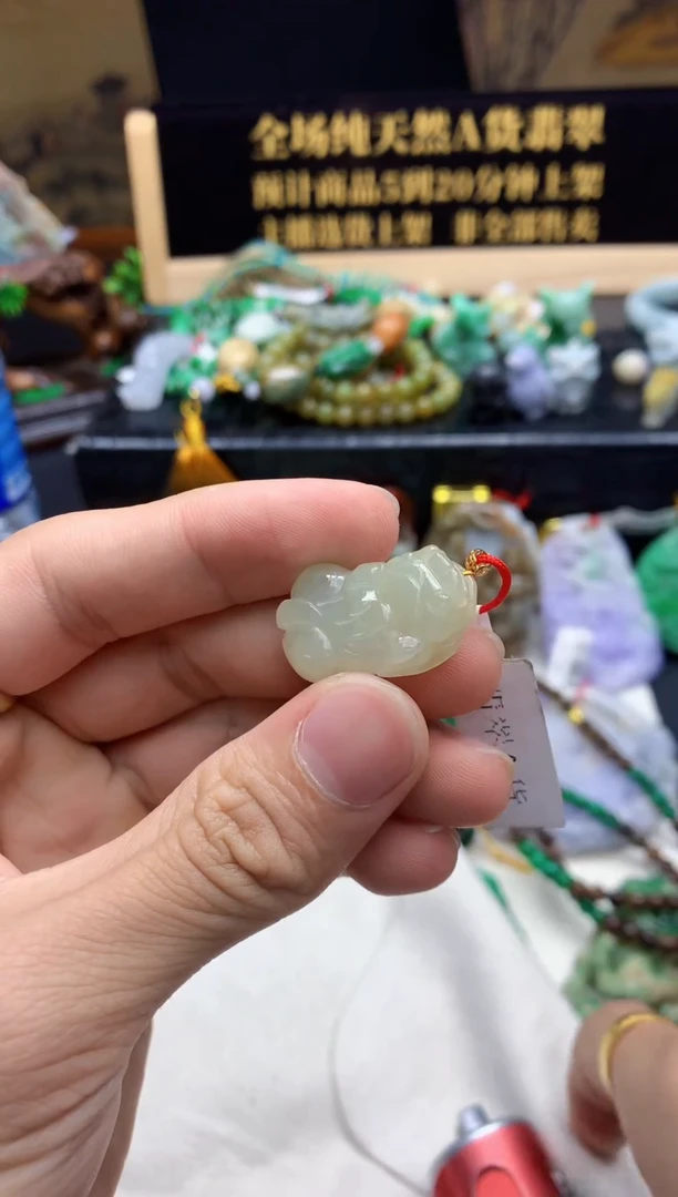 颈饰未镶嵌翡翠天然A货翡翠