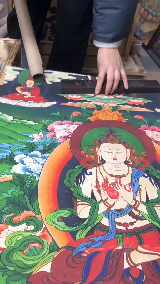 卷轴画卷轴画玖忆唐卡TK43