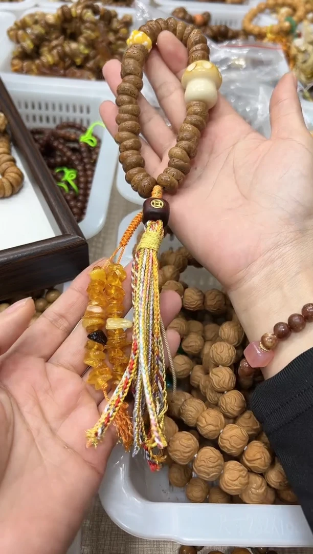 手串桃核卡14mm桃核 寒露密设计款 手持