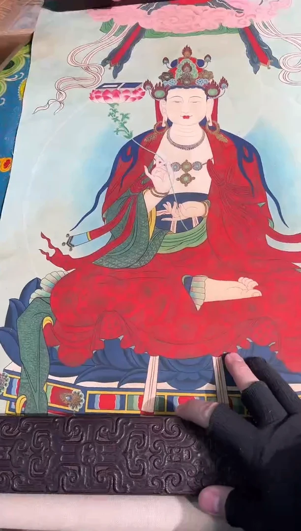 卷轴画路路的唐卡tk160