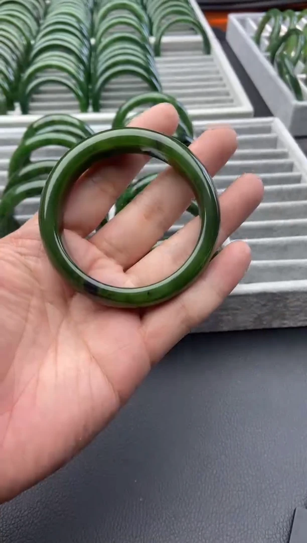 未镶嵌手镯和田玉（碧玉）01-58.9