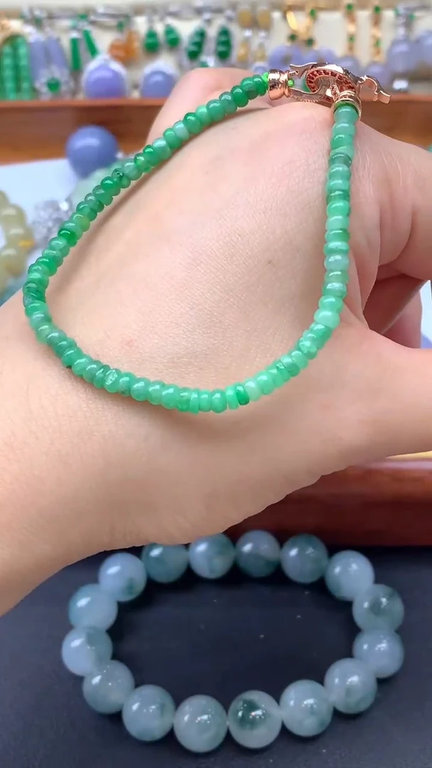 【闪购商品】翡翠手串未镶嵌85-天然翡翠