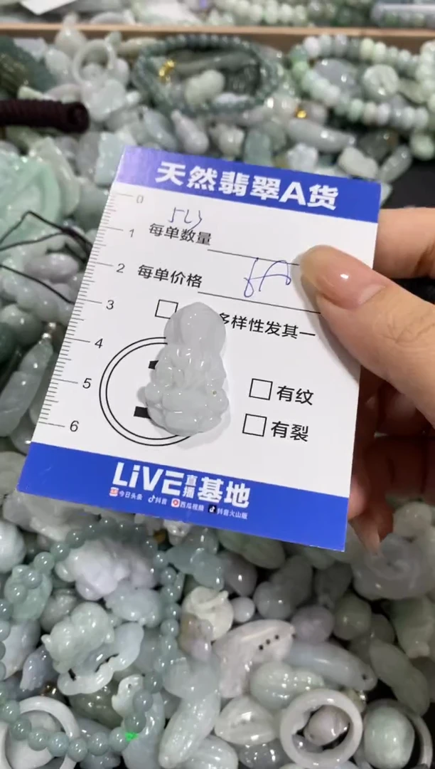 颈饰未镶嵌翡翠天然翡翠A货批量多样性发一件