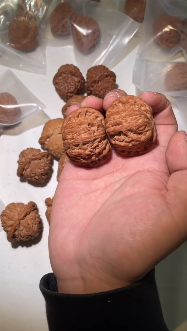 把件文玩核桃老*豆磨盘