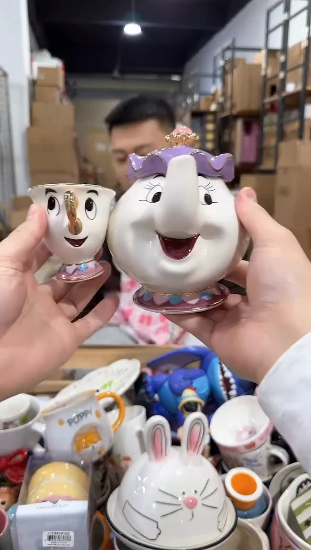 瓷片茶壶太太一壶一杯