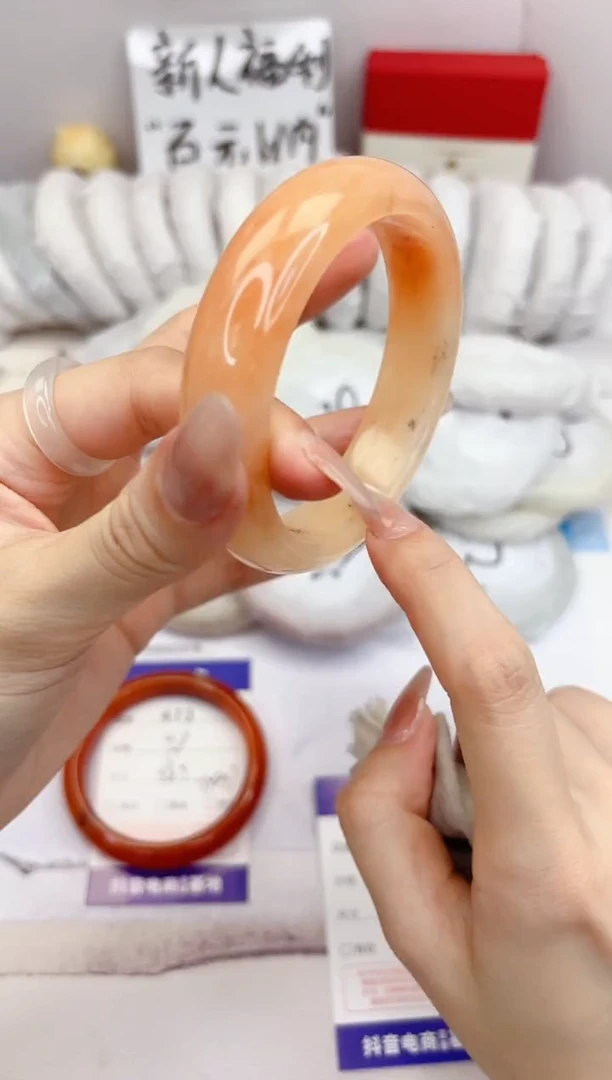 石英质玉手镯未镶嵌474-财气镯-圈口59